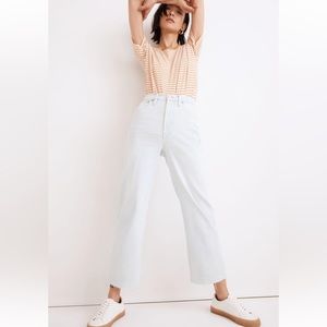 LIKE NEW Madewell Perfect Vintage Crop Wide Leg jeans - size 25